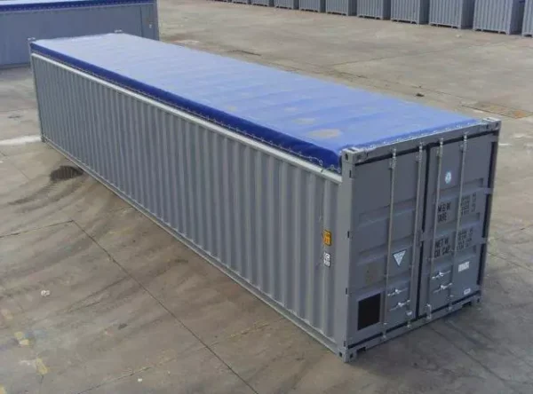 Conteneur maritime open top de 40 pieds
