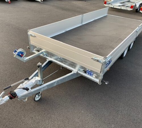 Plateau multi SARIS HEAVY DUTY – PTAC 3500 kg – Rampes + Treuil inclus