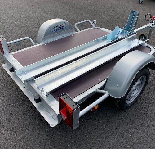 Porte-moto LIDER 39401 – Plancher + Rail + Rampe + Bloque-roue